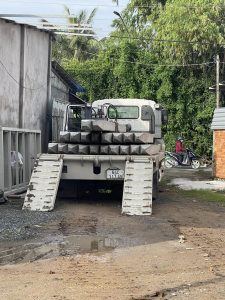 Vận chuyển cọc bê tông đường bộ